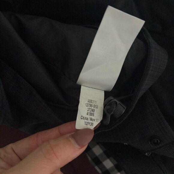 REI Jacket Womens Medium Gray Plaid Windproof Outdoor Hiking Elements Softshell - Picture 14 of 14